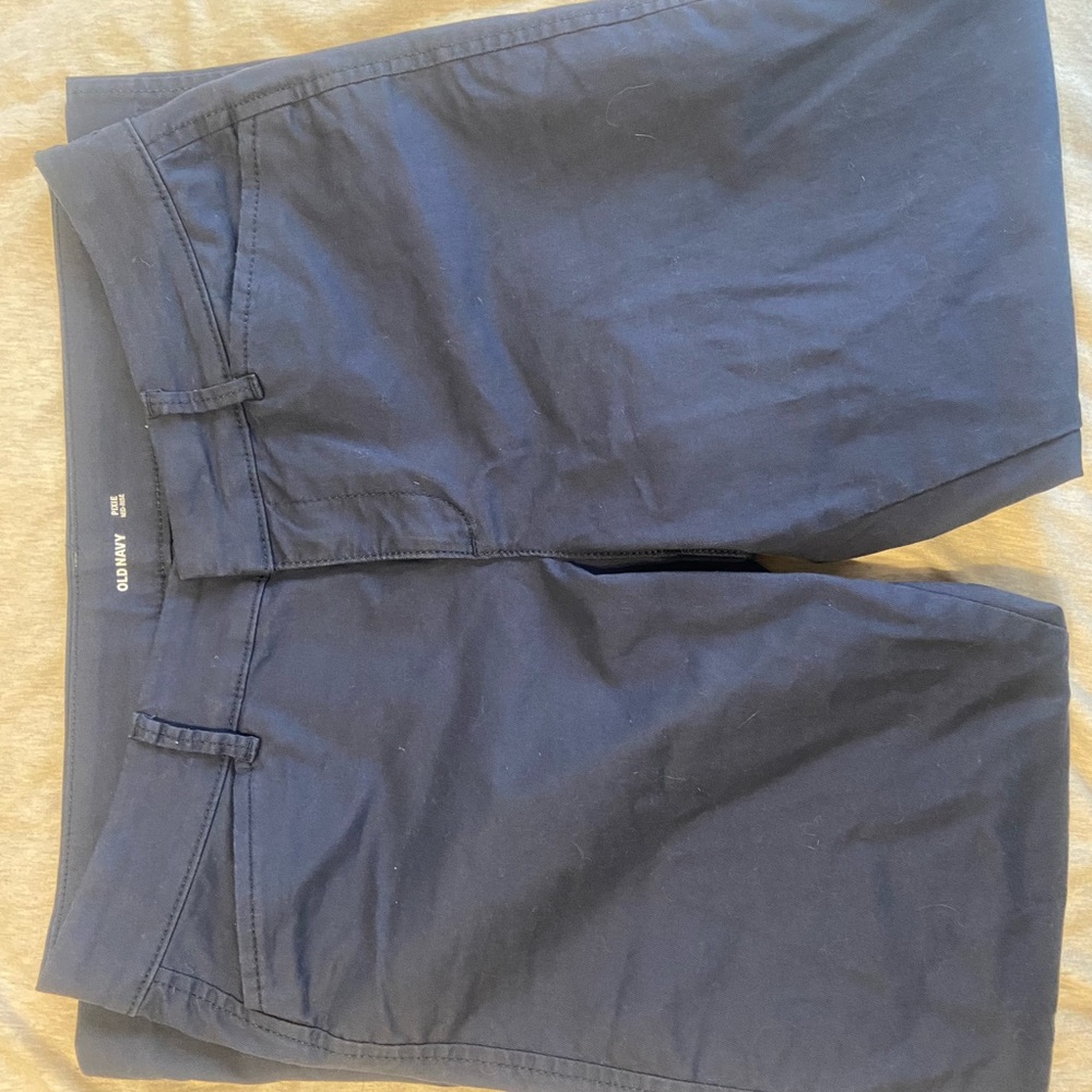 Women’s Tapered Leg Blue Chino Pants